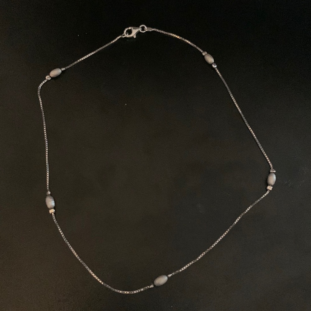 Silver necklace
